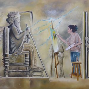 Painter and King Khshayar